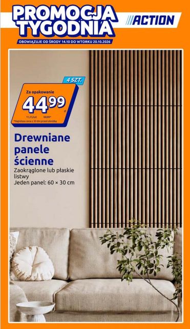 action gazetka promocyjna od 14 października