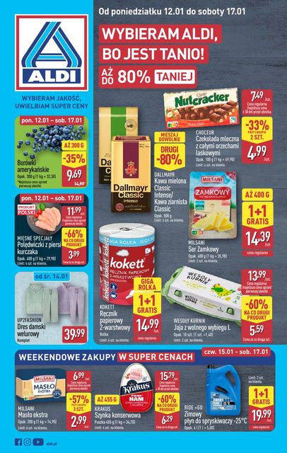aldi gazetka promocyjna od 12 stycznia