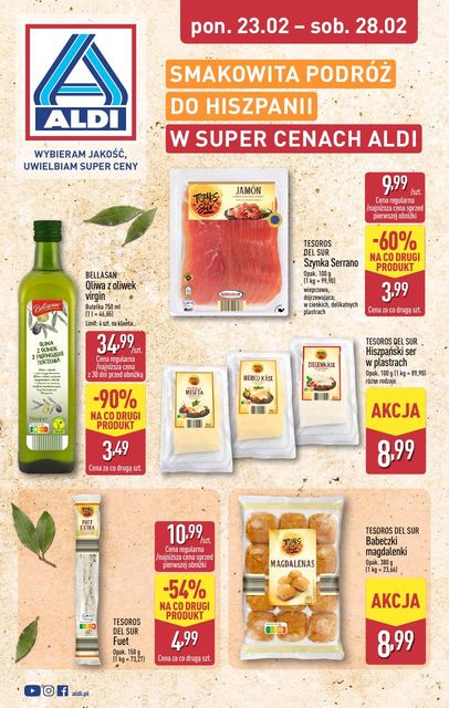 aldi gazetka promocyjna od 23 lutego
