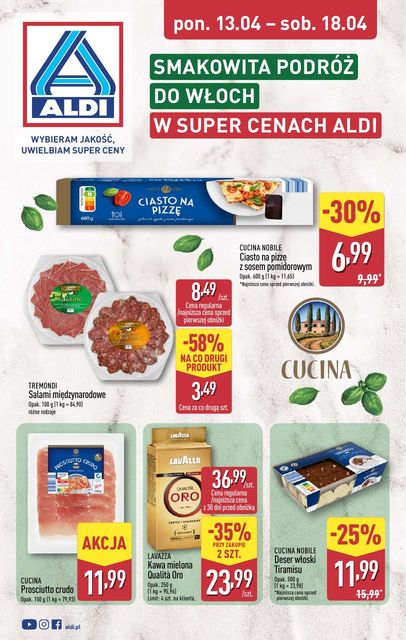 aldi gazetka promocyjna od 13 kwietnia