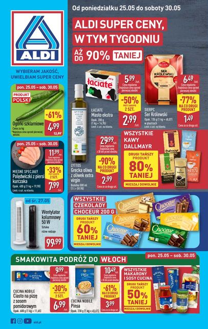 aldi gazetka promocyjna od 25 maja