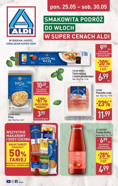 aldi gazetka promocyjna od 25 maja