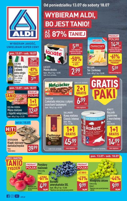 aldi gazetka promocyjna od 13 lipca
