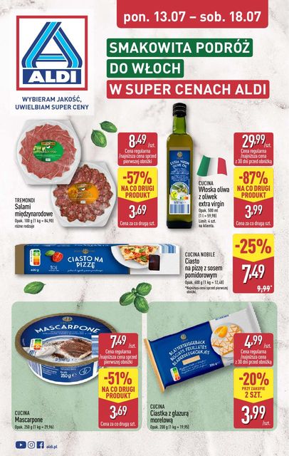 aldi gazetka promocyjna od 13 lipca
