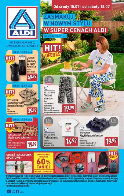 aldi gazetka promocyjna od 15 lipca