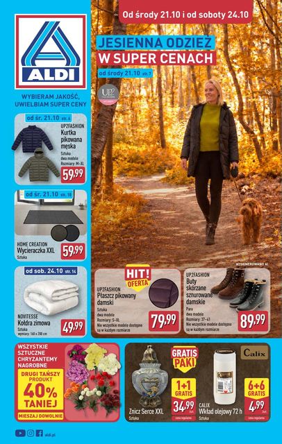 aldi gazetka promocyjna od 21 października