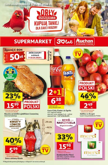 auchan gazetka promocyjna od 08 października