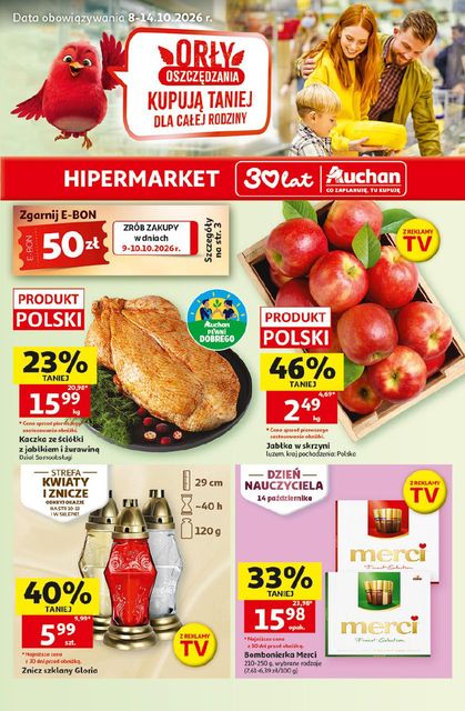auchan gazetka promocyjna od 08 października