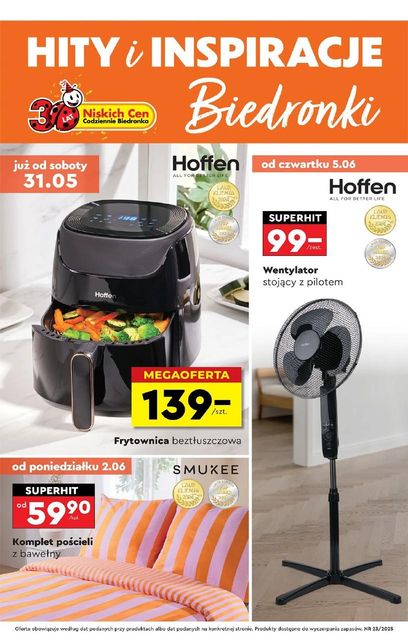 biedronka gazetka promocyjna od 31 maja