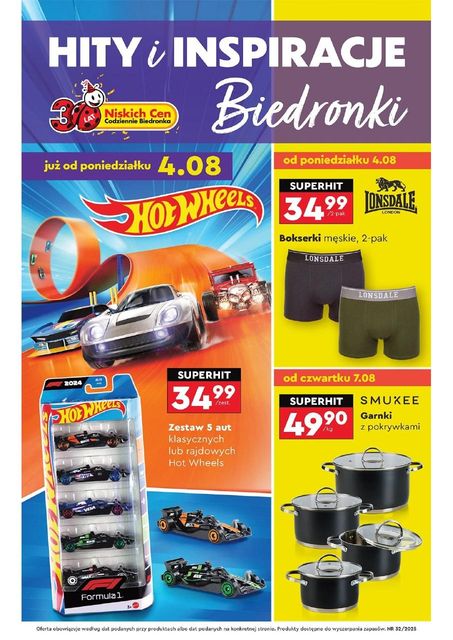 biedronka gazetka promocyjna od 04 sierpnia