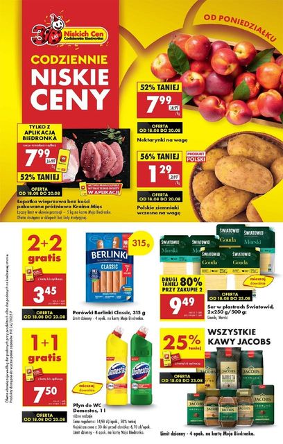 biedronka gazetka promocyjna od 18 sierpnia