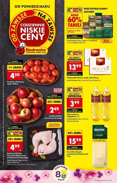 biedronka gazetka promocyjna od 02 marca