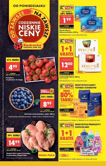 biedronka gazetka promocyjna od 25 maja