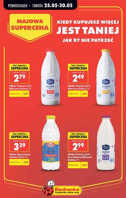 biedronka gazetka promocyjna od 25 maja