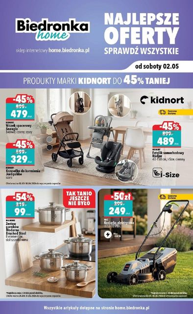 biedronka gazetka promocyjna od 02 maja