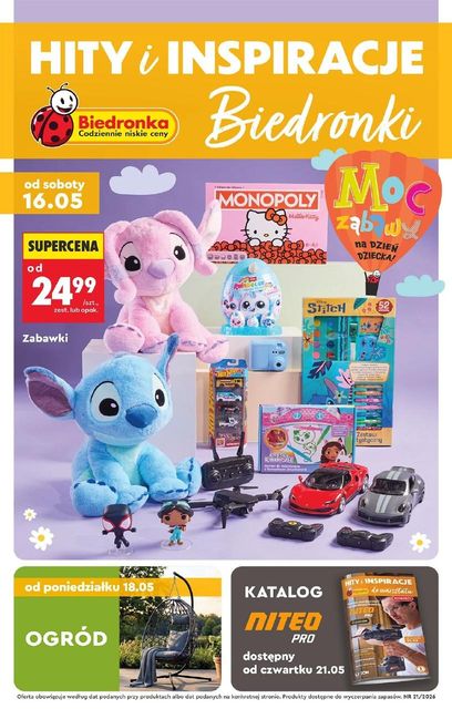 biedronka gazetka promocyjna od 16 maja