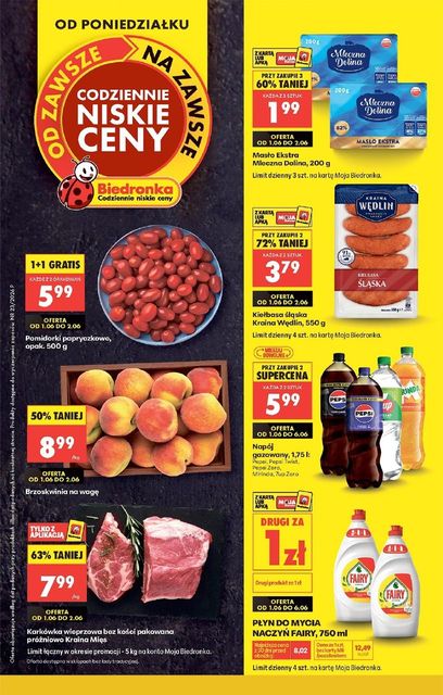 biedronka gazetka promocyjna od 01 czerwca