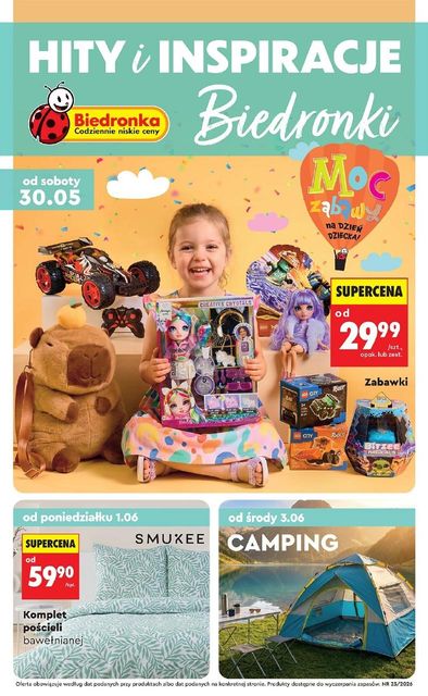 biedronka gazetka promocyjna od 30 maja