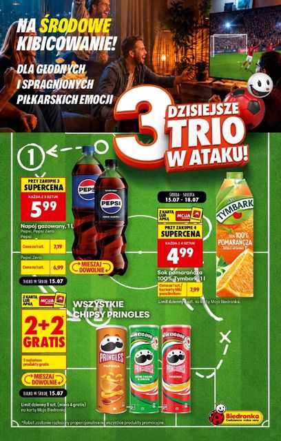 biedronka gazetka promocyjna od 15 lipca