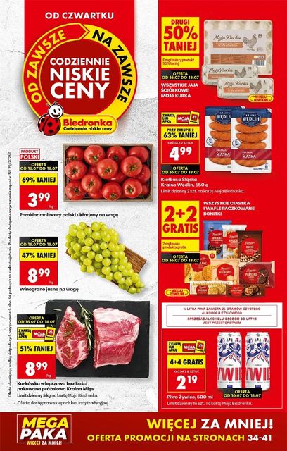 biedronka gazetka promocyjna od 16 lipca