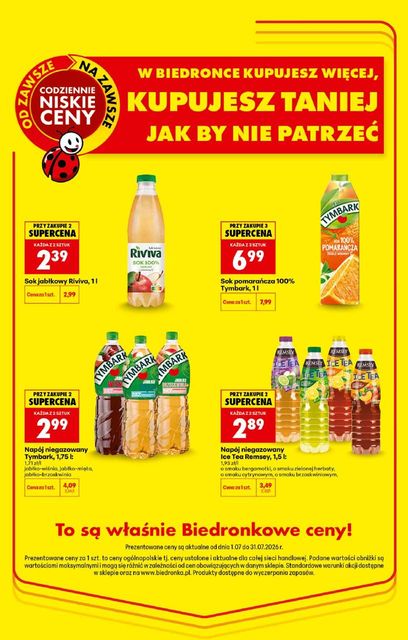 biedronka gazetka promocyjna od 01 lipca