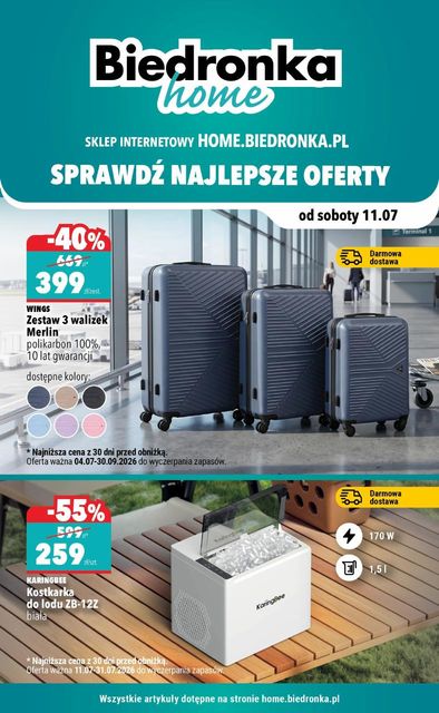 biedronka gazetka promocyjna od 11 lipca