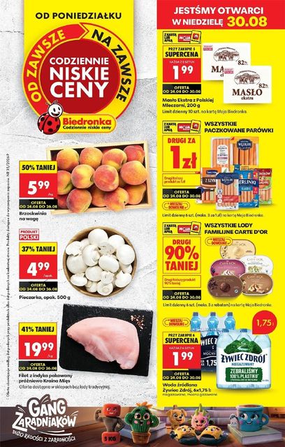 biedronka gazetka promocyjna od 24 sierpnia