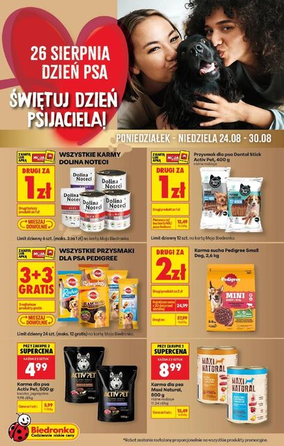 biedronka gazetka promocyjna od 24 sierpnia