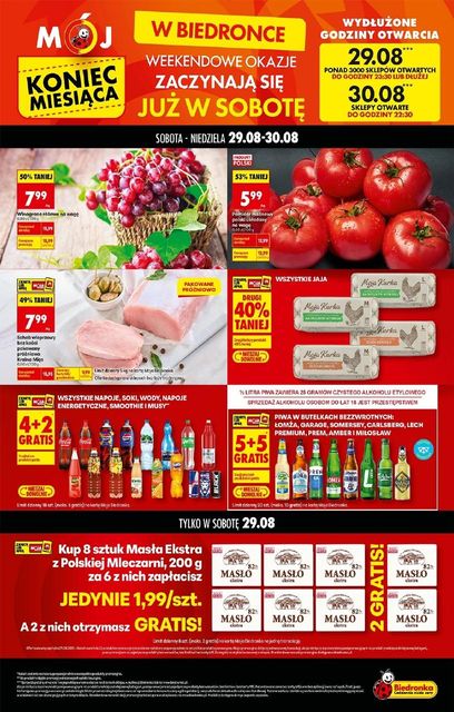 biedronka gazetka promocyjna od 29 sierpnia
