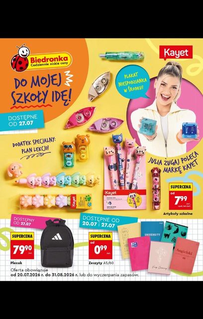 biedronka gazetka promocyjna od 20 lipca