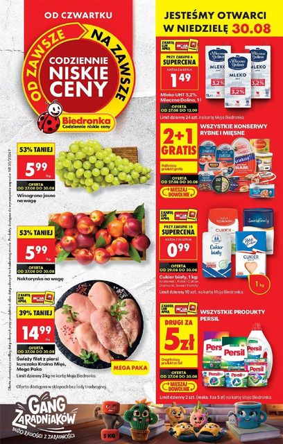 biedronka gazetka promocyjna od 27 sierpnia