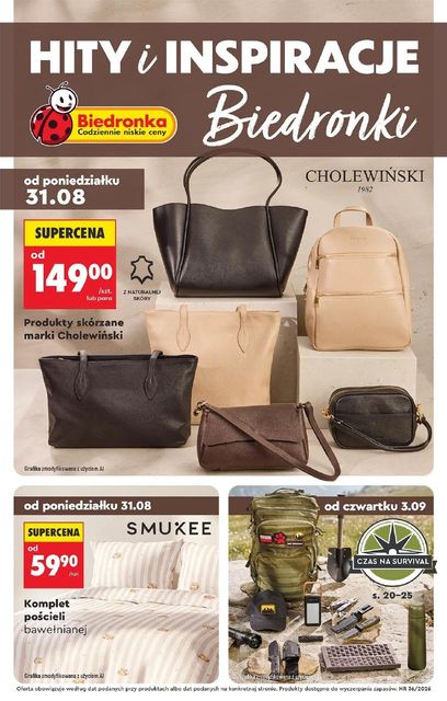 biedronka gazetka promocyjna od 31 sierpnia