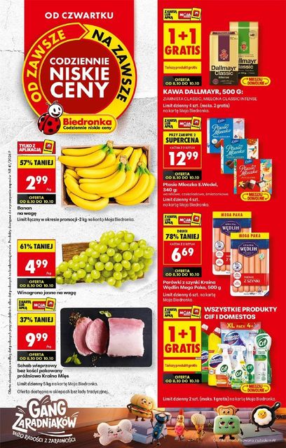 biedronka gazetka promocyjna od 08 października