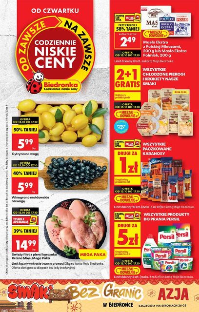 biedronka gazetka promocyjna od 15 października