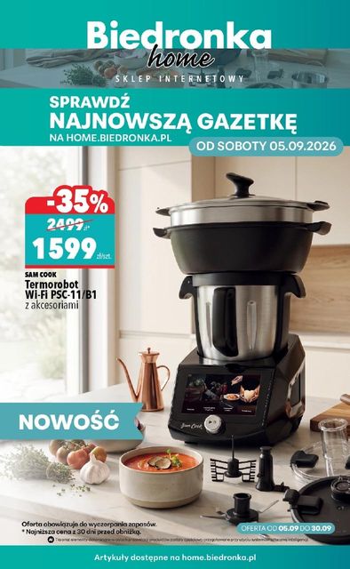 biedronka gazetka promocyjna od 05 września