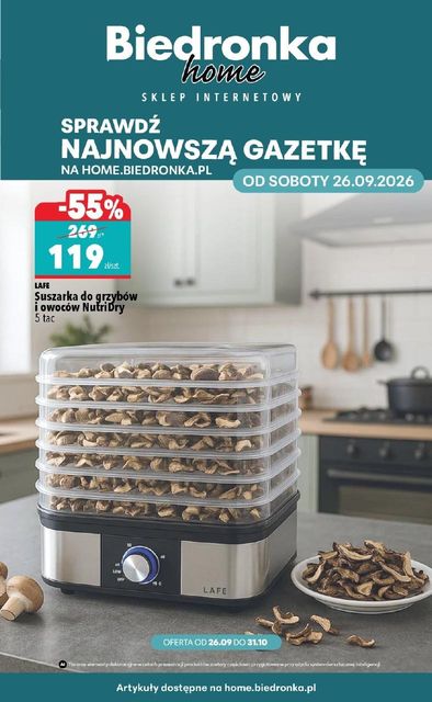 biedronka gazetka promocyjna od 26 września