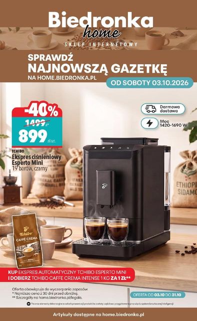 biedronka gazetka promocyjna od 03 października