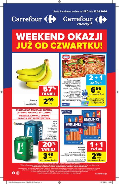carrefour gazetka promocyjna od 15 stycznia