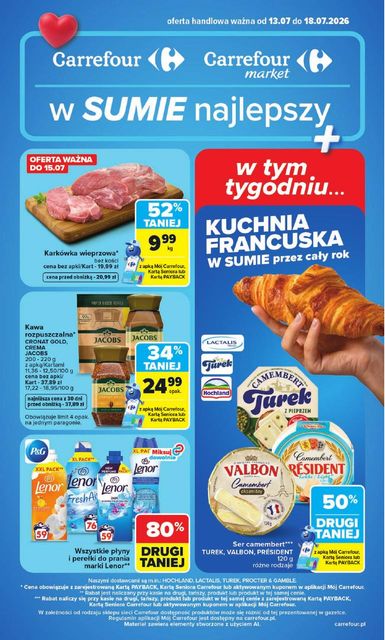 carrefour gazetka promocyjna od 13 lipca