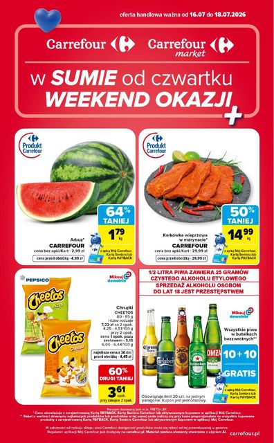 carrefour gazetka promocyjna od 16 lipca