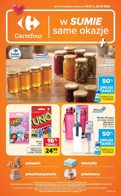carrefour gazetka promocyjna od 13 lipca