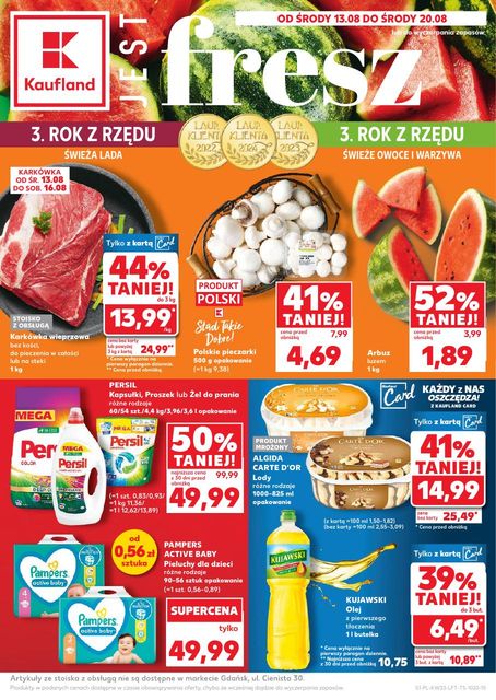 kaufland gazetka promocyjna od 13 sierpnia