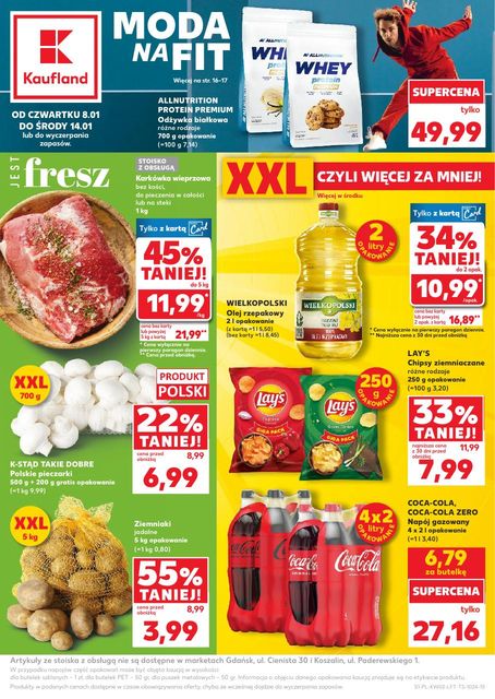 kaufland gazetka promocyjna od 08 stycznia