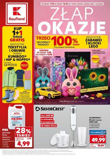 kaufland gazetka promocyjna od 01 kwietnia