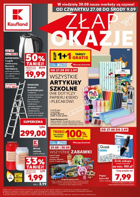 kaufland gazetka promocyjna od 27 sierpnia