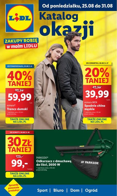 lidl gazetka promocyjna od 25 sierpnia
