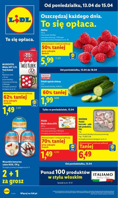 lidl gazetka promocyjna od 13 kwietnia