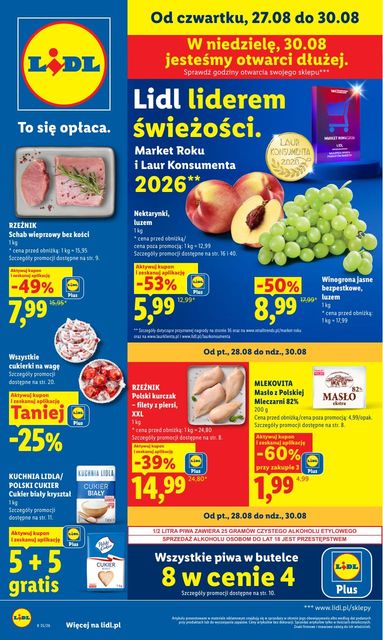 lidl gazetka promocyjna od 27 sierpnia