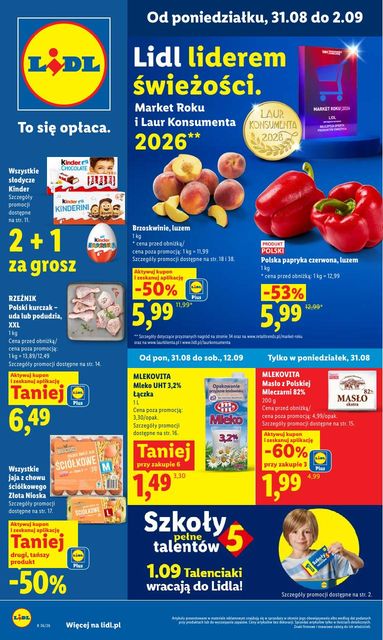 lidl gazetka promocyjna od 31 sierpnia