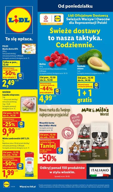 lidl gazetka promocyjna od 12 października